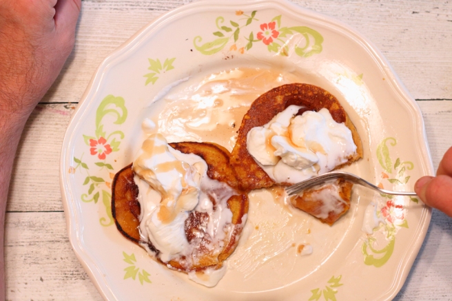 pumpkin pancakes; country cottage living